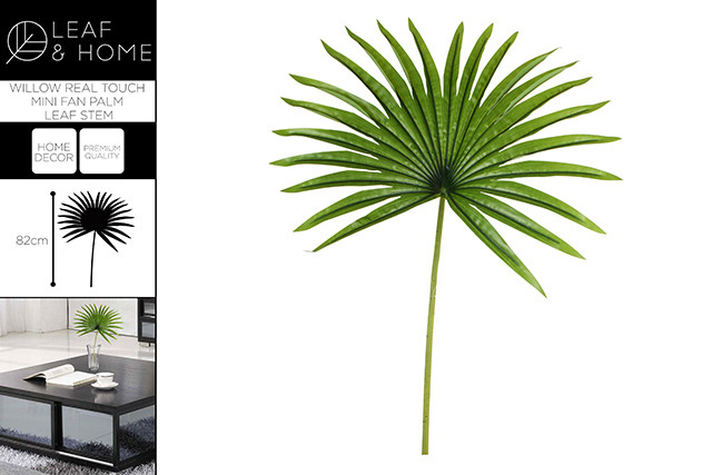 WILLOW REAL TOUCH MINI FAN PALM LEAVES 82CM