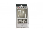 EARPHONES W MICROPHONE VOLUME CTRL 2ASST BLK / WHITE