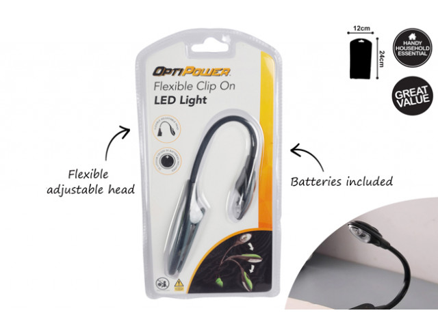 CLIP ON READING LIGHT LED BO  A/C NS0051 PMD0011