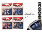 CAR AIR VALVE CAPS ALUM 4 PK 4 ASST COLOURS