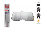 CAR SUNSHADE REFLECTIVE 147 X 70CM WITH SUCTION CAP SILVER