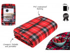 PICNIC RUG TARTAN WITH PVC BACKING 200 X 150CM