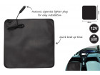 HEATED CAR SEAT MAT 40X40CM BLACK