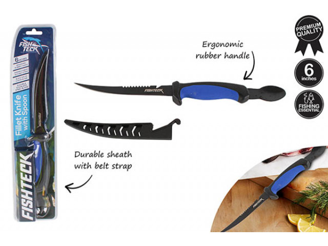 MULTI FILLET KNIFE WITH SPOON 6IN