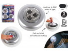 BATTERY OPERATE PEEL STICK 3PK LED LIGHTS 30X8CM