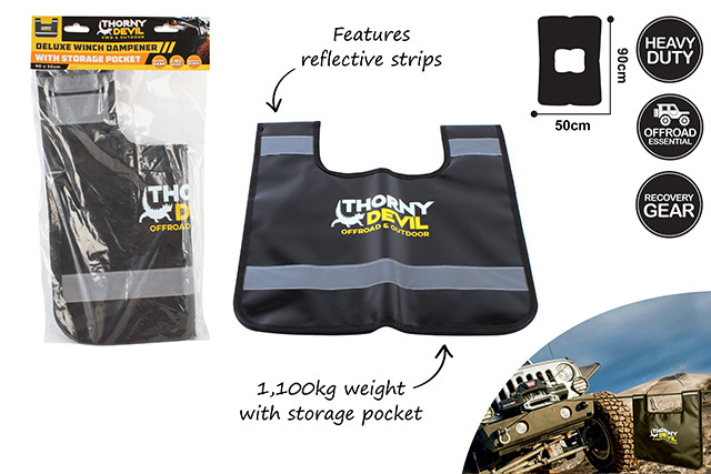 DELUXE WINCH DAMPENER 1.1KG WITH STORAGE POCKET 90CMX50CM
