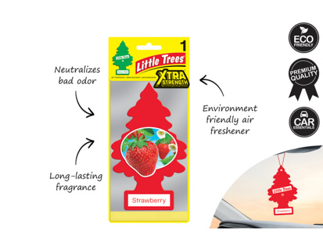 LITTLE TREE EXTRA STRENGTH STRAWBERRY